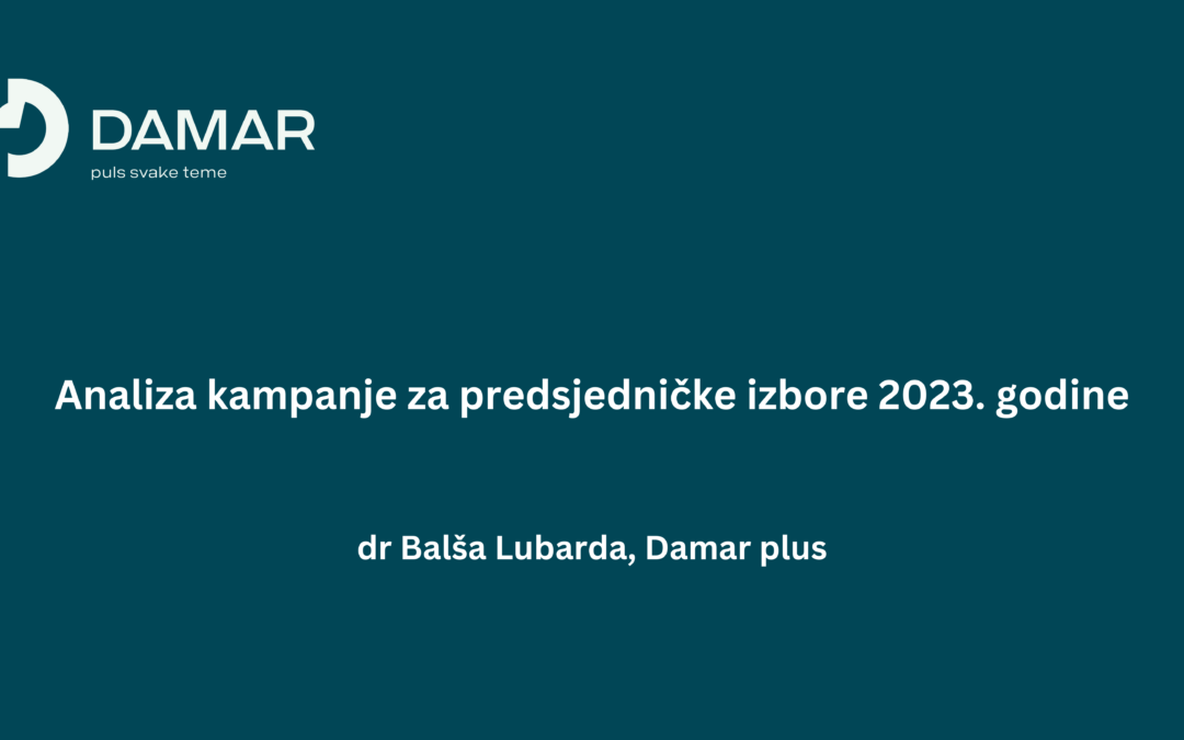 Analiza kampanje za predsjedničke izbore 2023. godine